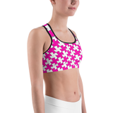 hinesii 'Tessie Vivid Pink' Sports Bra