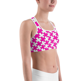 hinesii 'Tessie Vivid Pink' Sports Bra