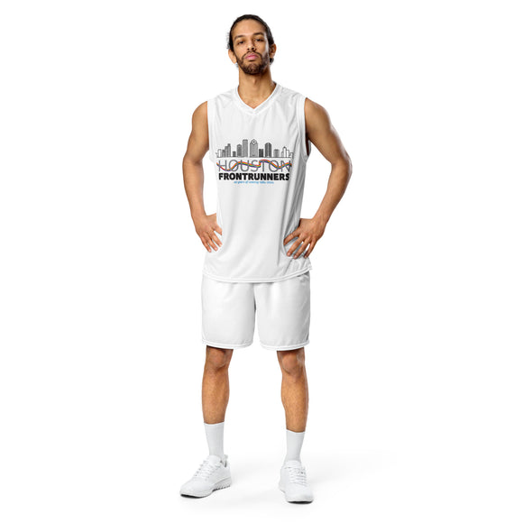 Frontrunners Houston 40th Anniversary Recycled unisex basketball jersey