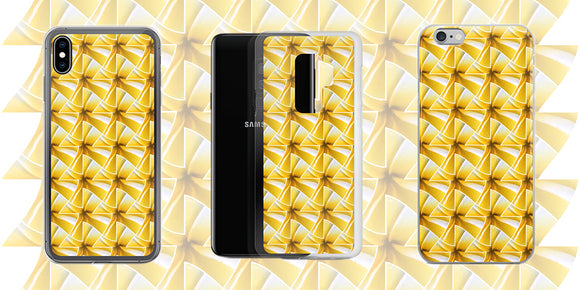 Slider image of hinesii phone cases. Original artwork patterns printed on fashion apparel, home decor and everyday lifestyle products like fanny packs, tote bags and ceramic mugs