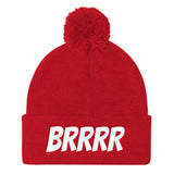 hinesii 'BRRRR' Pom Pom Knit Cap