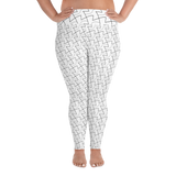 hinesii 'Tessie' All-Over Print Plus Size Leggings