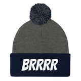 hinesii 'BRRRR' Pom Pom Knit Cap