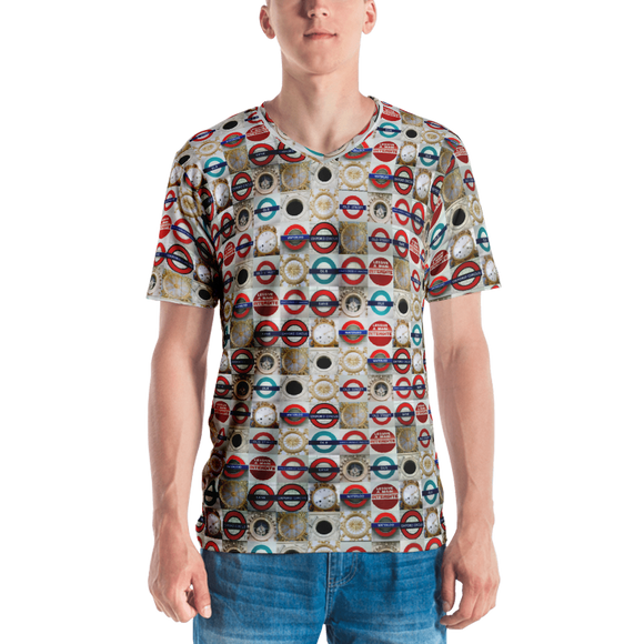 hinesii 'Circles' Men's V-neck T-shirt