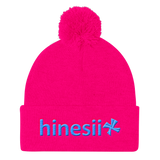 hinesii 'Flagship' Pom Pom Knit Cap