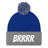 hinesii 'BRRRR' Pom Pom Knit Cap