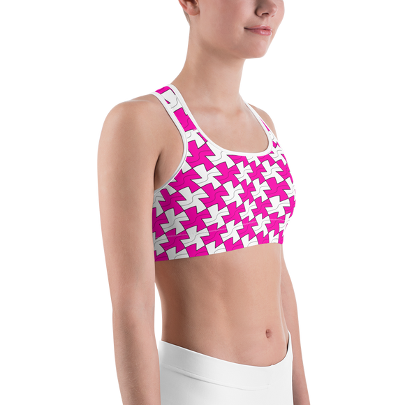 hinesii 'Tessie Vivid Pink' Sports Bra