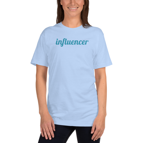 hinesii 'influencer' Short-Sleeve T-Shirt teal ink