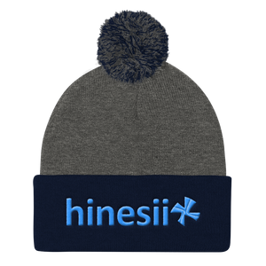 hinesii 'Flagship' Pom Pom Knit Cap