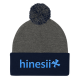 hinesii 'Flagship' Pom Pom Knit Cap