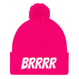 hinesii 'BRRRR' Pom Pom Knit Cap