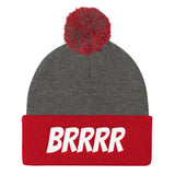 hinesii 'BRRRR' Pom Pom Knit Cap