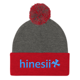 hinesii 'Flagship' Pom Pom Knit Cap